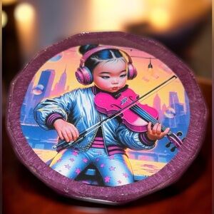 NORE'S NOVELTIES Set of 2 Geometric Coasters “IN THE MOOD”